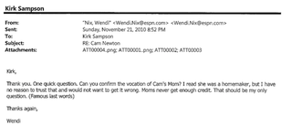 Illustration for article titled "Am I Sick? Are We All Sick?": Overwrought Things The Media Wrote To Auburn's PR Guy During Cam Newton's Wild 2010 Season